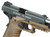 HFC Classic .45 Series Metal CO2 Blowback Airsoft Pistol, Black/Dark Earth