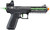 Lancer Tactical x Tandemkross CTHULHU GBB Airsoft Pistol w/ Red Dot Reflex Sight, Black/Green