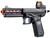 Lancer Tactical x Tandemkross CTHULHU GBB Airsoft Pistol w/ Red Dot Reflex Sight, Black/Titanium