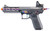 Lancer Tactical x Tandemkross CTHULHU GBB Airsoft Pistol w/ Red Dot Reflex Sight, Black/Titanium