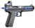 Lancer Tactical x Tandemkross CTHULHU GBB Airsoft Pistol w/ Red Dot Reflex Sight, Blue