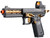 Lancer Tactical x Tandemkross CTHULHU GBB Airsoft Pistol w/ Red Dot Reflex Sight, Black/Gold