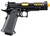 Golden Eagle 3358 Pro Series Gas Blowback Airsoft Pistol, Black/Gold