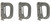 FMA Nylon Plastic D-Buckle Mini 3 Pack Set, Foliage Green