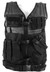 NcStar Military Cross Draw Vest w/ Integrated Holster, 2XL-3XL, Black