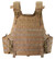 Lancer Tactical Quick Release Plate Carrier, Large, Khaki