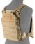 Lancer Tactical 1000D Primary Tactical Vest PPC, Tan