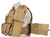 Lancer Tactical 600D Nylon Strike Tactical Vest, Coyote Brown