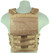 Lancer Tactical 600D Nylon Tactical Vest w/ Shoulder Straps, Coyote Brown