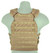 Lancer Tactical 600D Nylon Tactical Vest w/ Shoulder Straps, Coyote Brown