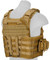 Lancer Tactical QR Tactical Airsoft Tactical Vest, Dark Earth