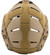 Lancer Tactical MT Helmet w/ Side Rails and Shroud, Tan