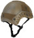 Lancer Tactical Basic Ballistic Type Helmet w/ Visor, Medium, Dark Earth