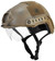 Lancer Tactical Basic Ballistic Type Helmet w/ Visor, Medium, Dark Earth