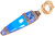 Lancer Tactical Adhesive Helmet Light Indicator, Blue Light, Tan