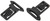 Lancer Tactical Airsoft 15mm Goggle Swivel Clips, Black