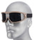 Lancer Tactical Double Layer Airsoft Goggles w/ Smoke Lens, Tan