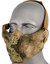 Airsoft Megastore Armory Tactical Skull Lower Face Mask w/ Foam Padding, Foliage Green