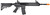 HK Army Hostile AEG Fuze L High Velocity Airsoft Rifle, Black