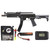 LCT PP-19 PDW 9mm AEG Airsoft SMG w/ Starter Pack, Black