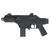 Vorsk VMP 2C Gas Blowback Airsoft Compact CQB Rifle, Black