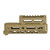 Atlas Custom Works CNC Aluminum Short M-LOK Handguard for Tokyo Marui AKM GBB Airsoft Rifle, Tan