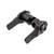 Atlas Custom Works CNC Steel Scalloped Ambidextrous Selector for Tokyo Marui MWS GBBR Airsoft Rifles, Black
