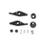 Atlas Custom Works Si Type Ambidextrous Selector for Airsoft M4/M16 Series AEGs, Black