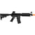 Lancer Tactical M4A1 CQB Gas Blowback Airsoft Rifle w/ RIS, Black