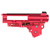 Lancer Tactical CNC Version 3 Gearbox Shell for AK Series Airsoft AEGs, Red