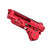 Lancer Tactical CNC Version 3 Gearbox Shell for AK Series Airsoft AEGs, Red