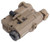 Raptors Airsoft LA-PEQ-15 IR Flashlight w/ Blue Laser, Tan