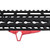 Ranger Armory Angled Hand-Stop for KeyMod and M-LOK, Red