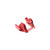 Atlas Custom Works Aluminum Ambidextrous Thumb Safety for Marui Hi-Capa Gas Blowback Pistol, Red