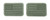 Lancer Tactical USA Flag Forward and Reverse Velcro Patches, OD Green, Set of 2