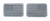 Lancer Tactical USA Flag Forward and Reverse Velcro Patches, ACU Gray, Set of 2