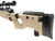 Well MB08 Bolt Action Airsoft Sniper Rifle w/ Scope and Bipod, Tan