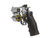 WG CO2 Full Metal Airsoft Revolver, 2 Snub Nose, Chrome