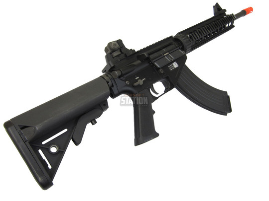 Kwa Full Metal Rm4 A1 Electric Recoil Erg Airsoft Rifle