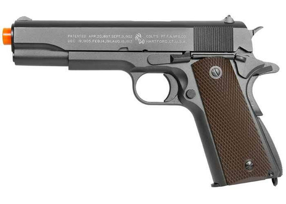 Full Metal Colt 1911 CO2 Blowback Airsoft Pistol by KWC - High Velocity Version