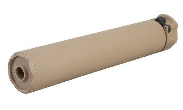 Raptors Airsoft SOCOM Series 220mm 7.62 Mock Silencer, Tan