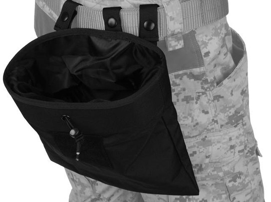 Lancer Tactical 341BN Nylon Large Foldable Dump Pouch, Black