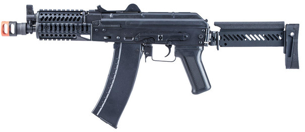 LCT ZKS-74UN AK AEG Airsoft Rifle with Folding Stock, Black