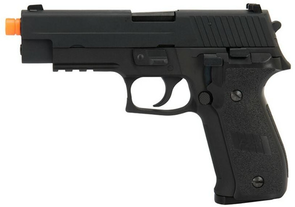 WE Tech Full Metal F226 Gas Blowback MK25 Airsoft Pistol, Black