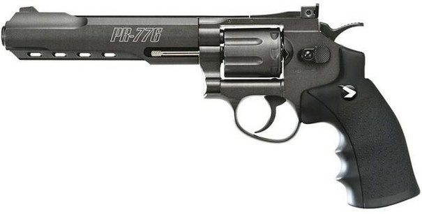 Gamo PR-776 CO2 Powered 0.177 Cal Revolver Air Pistol, Black