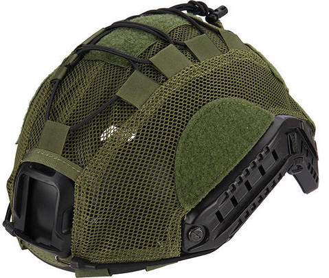 Lancer Tactical BUMP Helmet Cover in Large, OD Green