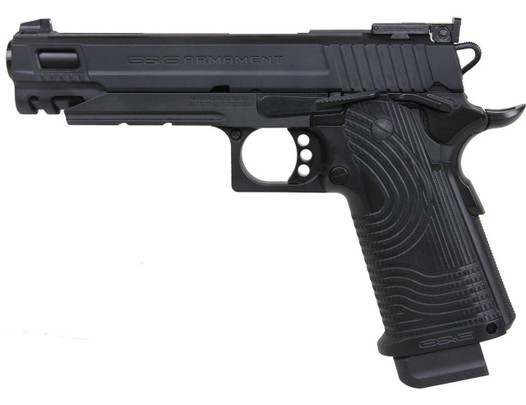 G&G GPM1911 CP MS MK I Gas Blowback Airsoft Pistol, Black