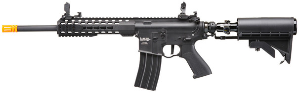 Lancer Tactical Full Metal Legion HPA KeyMod Semi Auto M4 Carbine Airsoft Rifle, Black