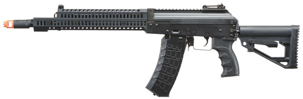 LCT Airsoft ZK12 Tactical Assault EBB Airsoft AEG Rifle with Z-Sport 13" Rail, Black