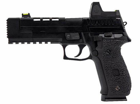 Vorsk VP26X Gas Blowback Airsoft Pistol w/ Micro Red Dot, Black